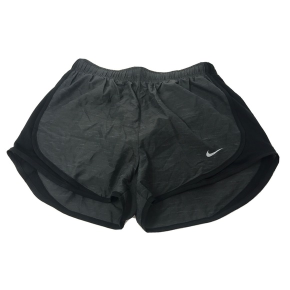 Nike Pants - Nike Women's DRI-FIT Tempo Running Shorts Heather Gray Blk Size SM DB4487 EUC!